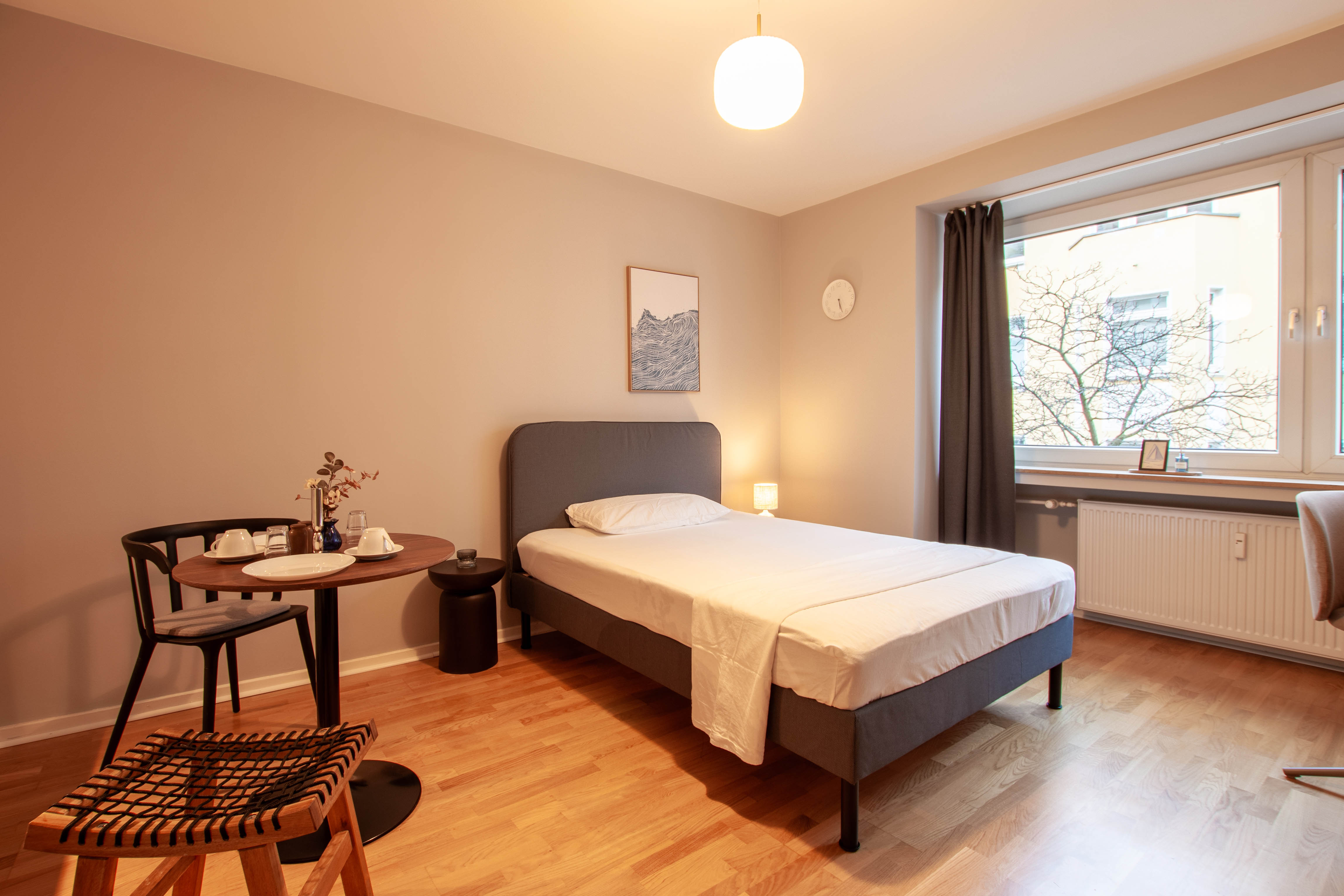 Schlafzimmer Details Medienhafen Düsseldorf